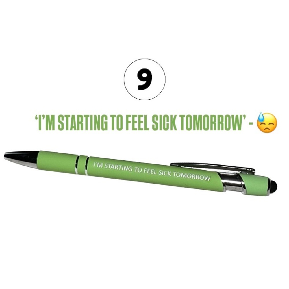 Funny Phrase Pen (1) with Stylus - Picture 11 of 16